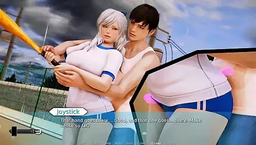 Waifu Academy- (pt 62) - antrenmandan önce fasulyeyi okşuyor