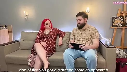 Threesome with my stepmom and my girlfriend. Seriously dirty sex.