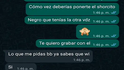 Mini şortlu arkadaşım azıyor