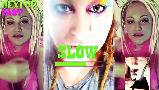 İkinci bir ekrana sakso pornosu koy ve Tanrıça Lana ile birlikte takip et