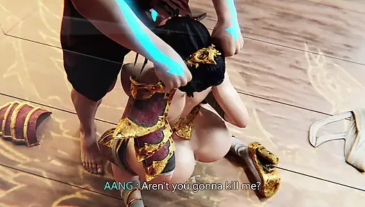 Büyük memeli 3 boyutlu azula oral seks ve sikiş