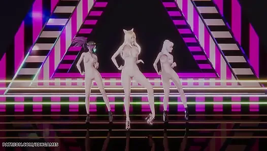 Babymonster - forever - ahri, akali, evelynn seksi çıplak dans league of legends hentai sansürsüz