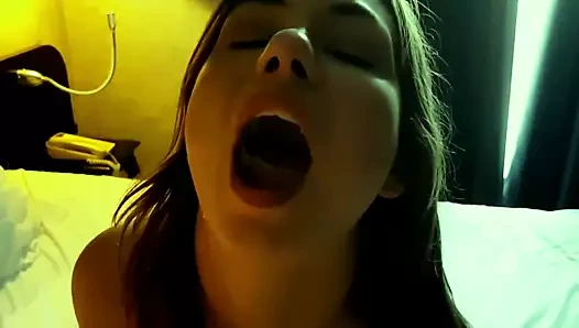 kızlar camdan cum yutmak , içme cum,