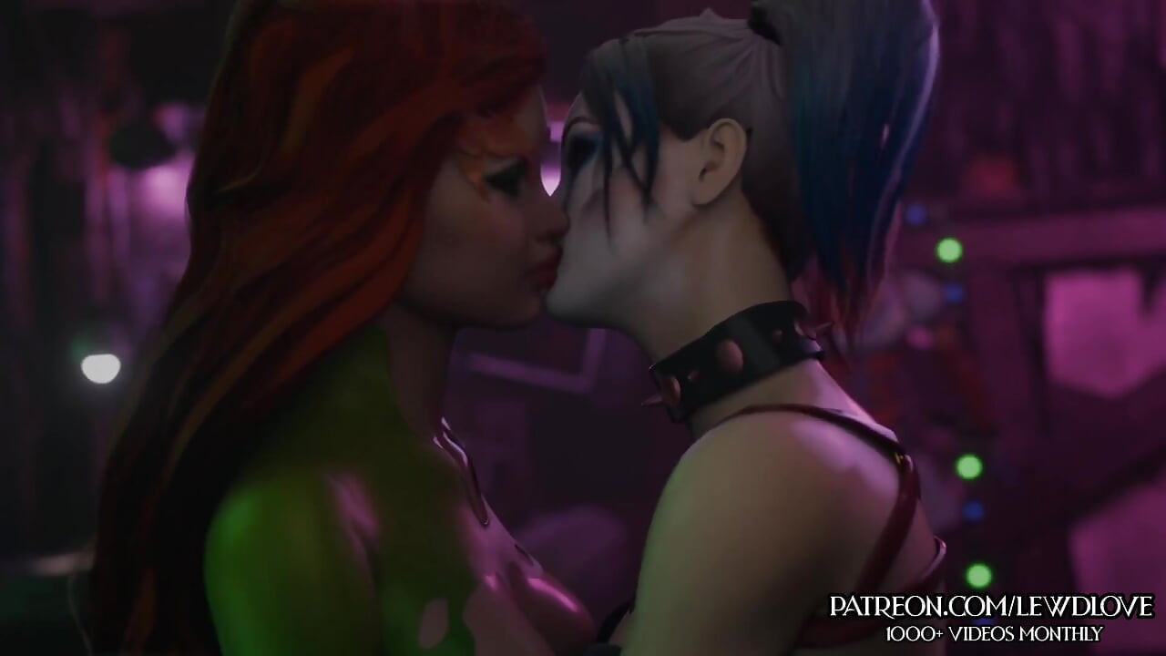 Harley Quinn x poison ivy - kötü kızlar eğlenmeyi seviyor