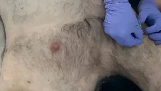 Bölüm 5:- Domina Satana burada köle Dazzer'da tıbbi oyun oynuyor. 1ft sesli iğne oyunuyla başlıyor!