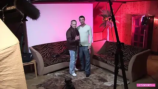 Gangbang anal for the horny big ass and hairy pussy MILF