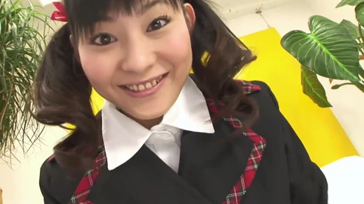 Japanese teen gets her hairy pussy shaved by two horny men