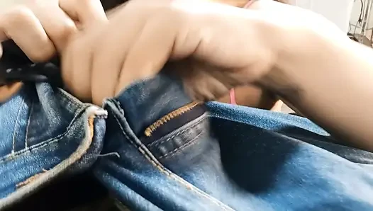 The young neighbor shows me what she can do with her panties