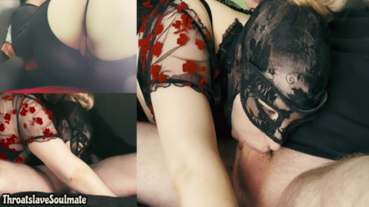 Modern zamanların gırtlağına kadar alma becerilerini gösteren klasik ev yapımı gırtlağına kadar görünümlü klip