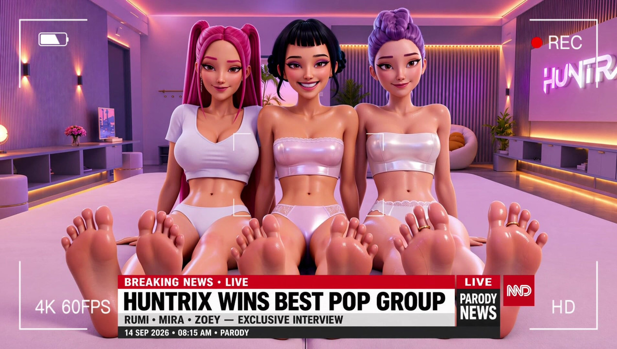 Rumi Mira Zoey POV Ayak JOI Huntrix Ayaklar Yarışması