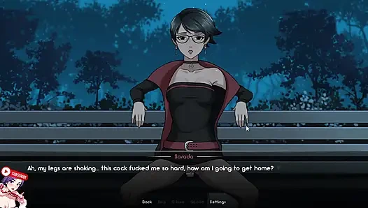 SARADA UCHIHA fucked in public in Konoha. The most powerful woman in Naruto