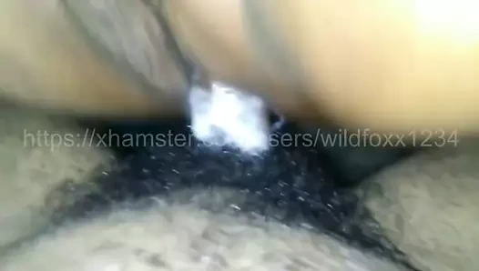 Desi yenge ile ıslak kedi ve büyük çük ve cumshot