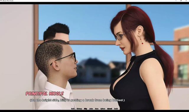 Bulutların üstünde – büyük doğal göğüslü genç