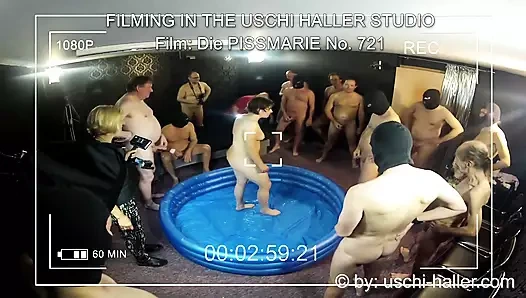 Kamera arkası - Nancy Nature ile grup seks ve sidik partisi