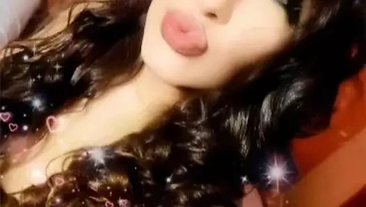 Gia'nın hatun, amını yememe izin verirken boşalıyor