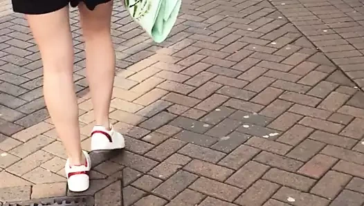 şortlu sıcak bacaklar