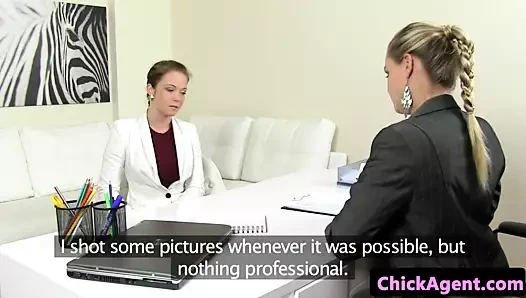 kadın lezbiyen döküm ajan pussylicked