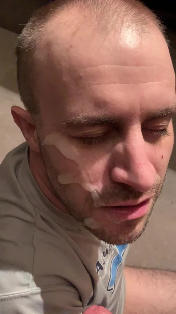 Огромный взрыв спермы папы