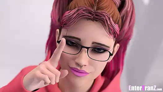 Freaky trans kız eğlence için uzun bbc alır