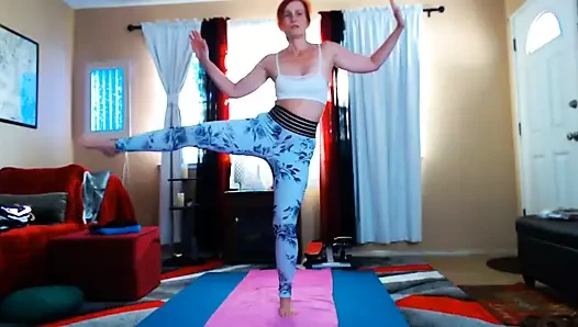 Kalça gücü, hareketlilik iç uyluk streç, yoga pantolonu sevenler için