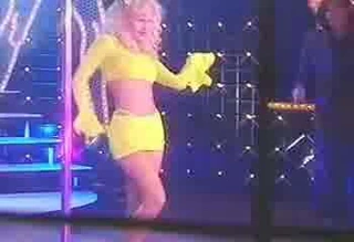 Alman sarışın striptiz