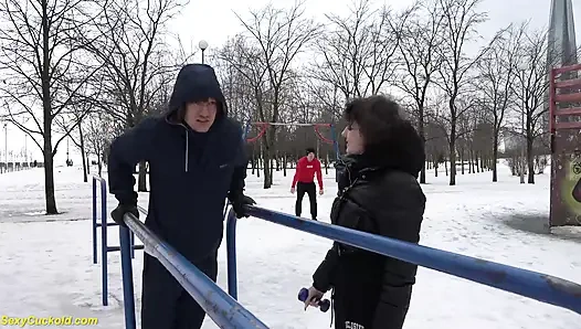 İlk kez gavat anal seks yapıyor