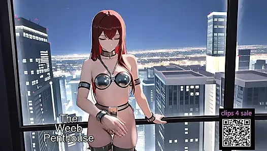 Makise kurisu - steins gate - bdsm kölesi