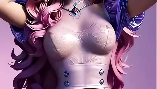 Seraphine'in azdırma dansı (kız nesil - gee) lol 3d dansı