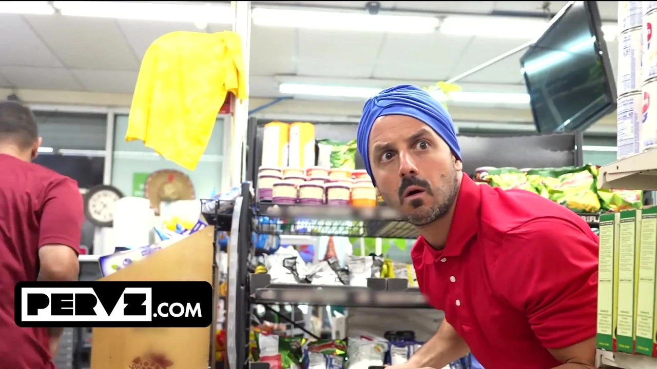 Thick Lily Lou Caught Stealing Gets Punished by Two Bodega Clerks