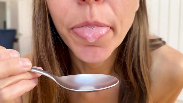 Üzerime boşalmayı bırak - kaşık salyası