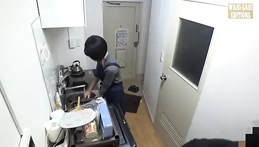 Odama özel zevk noktası olarak davranan mahalleli bayan