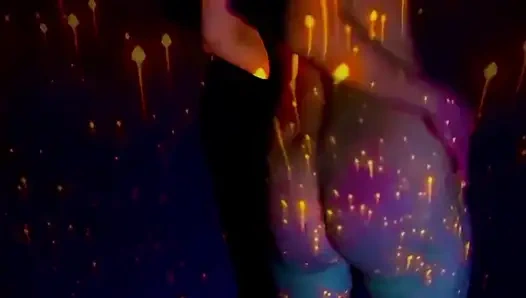 Naked disco girl