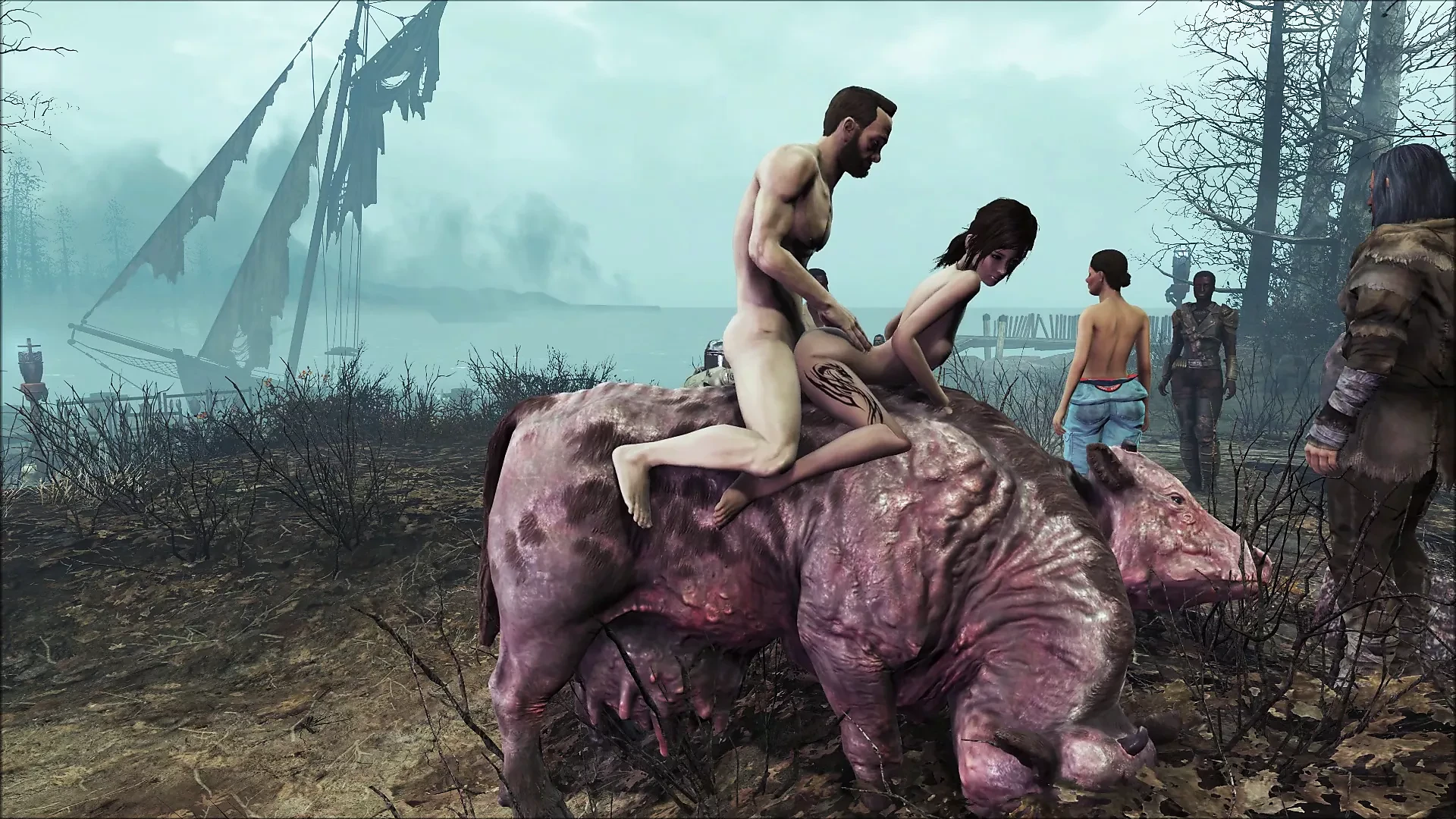 Fallout 4 – On the two-headed cow