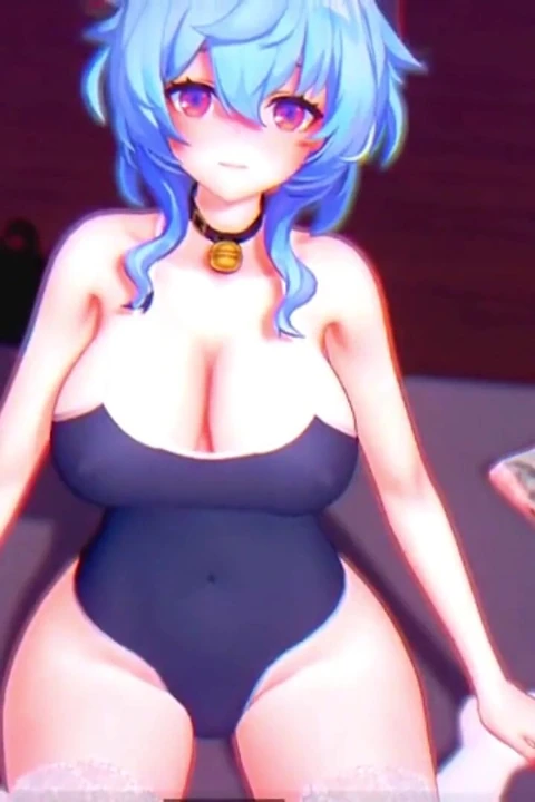 Genshin etkisi - ganyu'nun ıslak sakso ve fışkırtma orgazmı - 3 boyutlu hentai animasyonları
