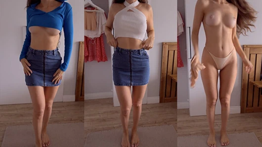 Stepsister Asked to Help Her Choose an Outfit, But It Was an Excuse for Seduction