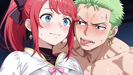 Zoro (op) x theresia (rezero) yapay zeka