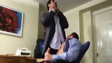 Ejecutivos Cogiendo en la Oficina