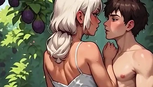 Waifu bahçede bayan bakış açısı - külot bir kenara penetrasyon ve bank yakın çekim sikiş (önizleme)