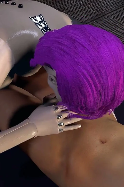 Seksi robot kız tam hizmet veriyor