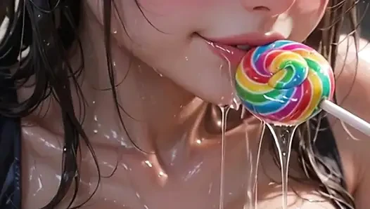 Lolipop yalama derlemesi, 3 boyutlu anime