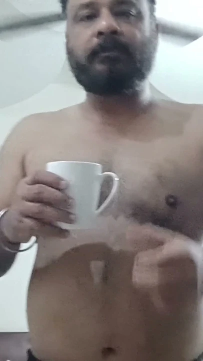 Wet Indian Daddy After Shower Getting Dressed in Tight Underwear 4K | Clip 1