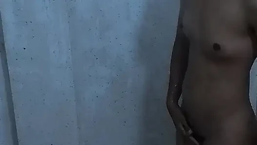 We took a shower after sex