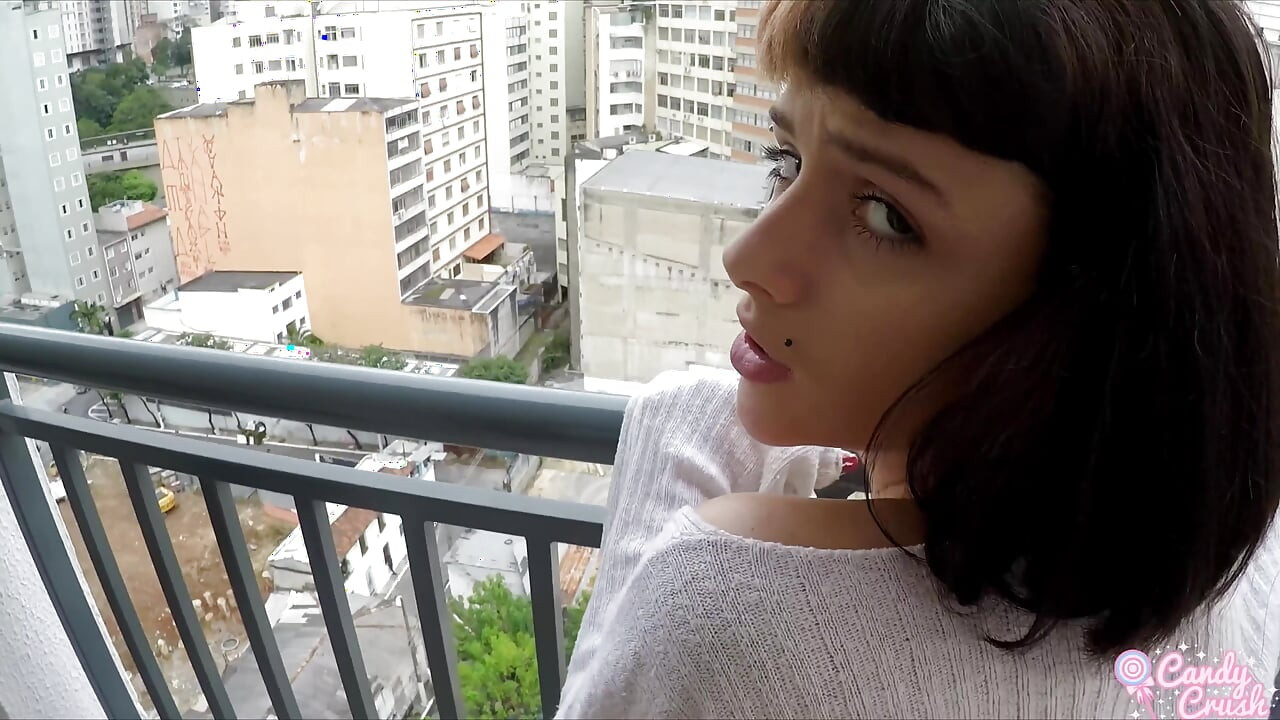 Sao Paulo'nun merkezinde 10. katta anal dölleme