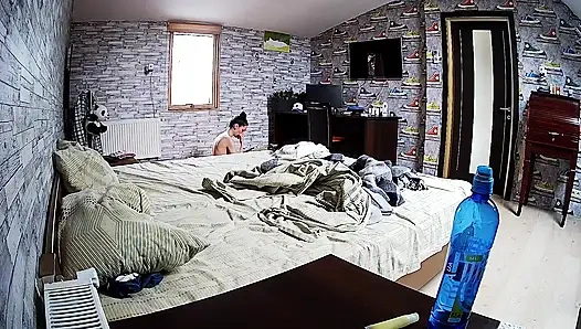 Stella solo tam çıplak egzersiz - gerçek ev yapımı amatör