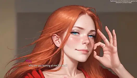 Bunun Bob olduğunu hayal et - sürtük evli kadın Mila zayıf gavat koca için canavar dildoya biniyor - mila ai - addont