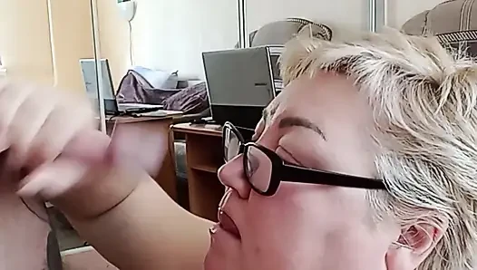 Oral seks ve tam yüze boşalma 3