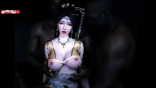 Vahşi gecelerin animasyonlu tanrıçası- 3 boyutlu animasyon hentai