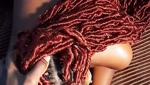 Zenci genç kız büyük zenci yarağıyla