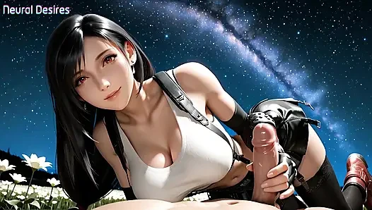Tifa yıldızların altında cenneti buluyor (ai video)