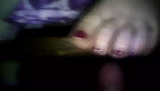 En iyi uruguaian eş çorap kapalı footjob ve toejob cumonfeet